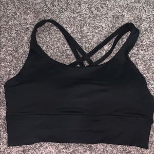 Black Sports Bra from NVGTN
